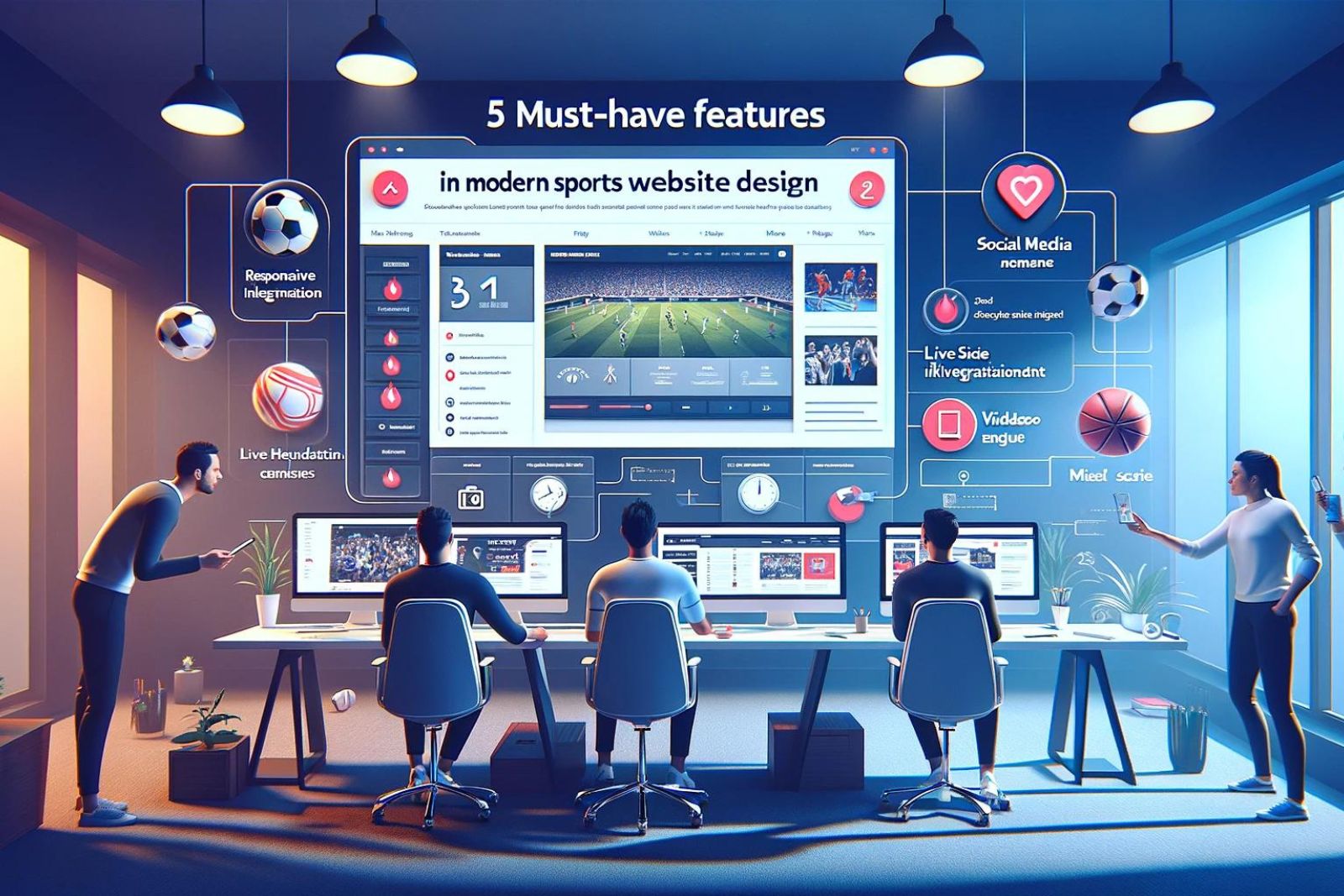5 Essential Features for the Modern Sports Website